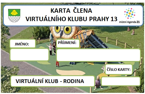 KARTA - VIRTUÁLNÍ KLUB RODINA KARTA - VIRTUÁLNÍ KLUB RODINA