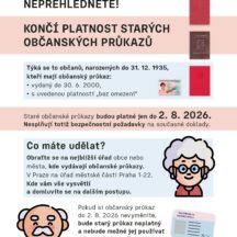 Konec platnosti občanského průkaz – krátká verze 2026