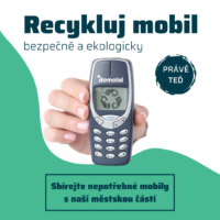 Recykluj mobil s městkou částí